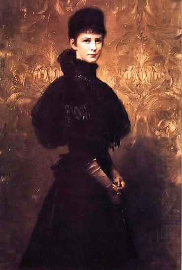 Gyula Benczur Portrait of Queen Elizabeth china oil painting image